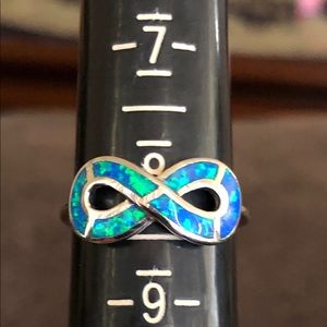 Mosaic infinity ring size 8